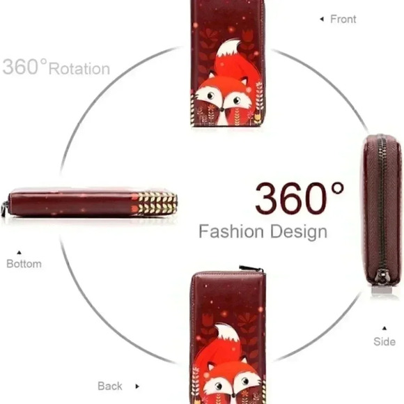 Clutch RFID Wallet For Women - Picture 3 of 5